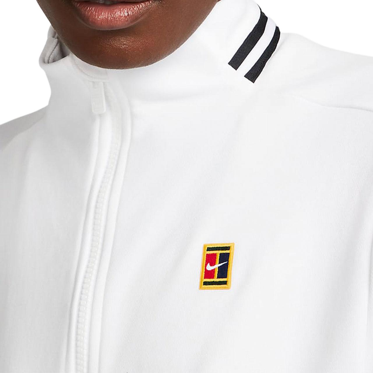 Nike Tennis Tops Women’s White Stand Collar Moderate