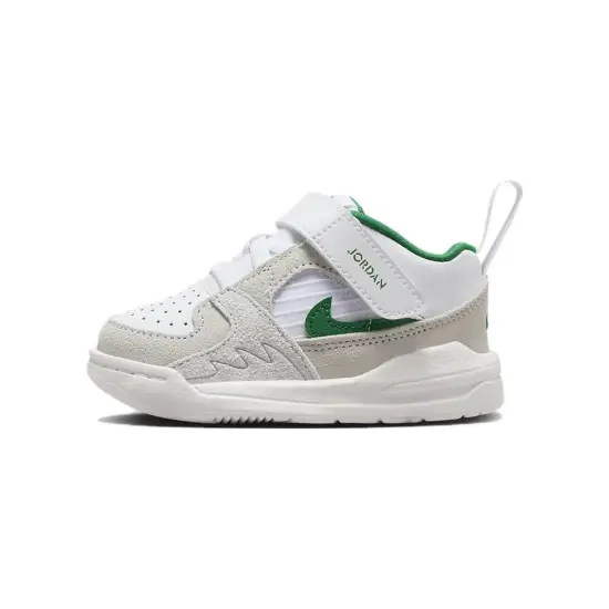 Jordan Stadium 90 Slip Resistant Low Top Toddler Shoes White Green Infant And Toddler