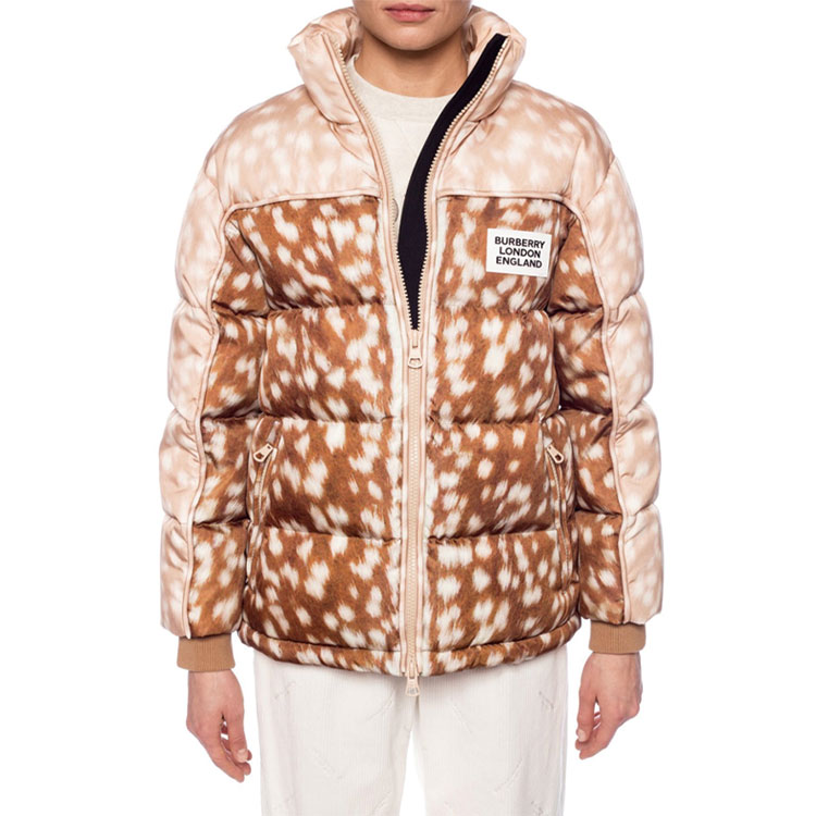 Женская куртка Burberry Barwick (коричневая) — фото 6