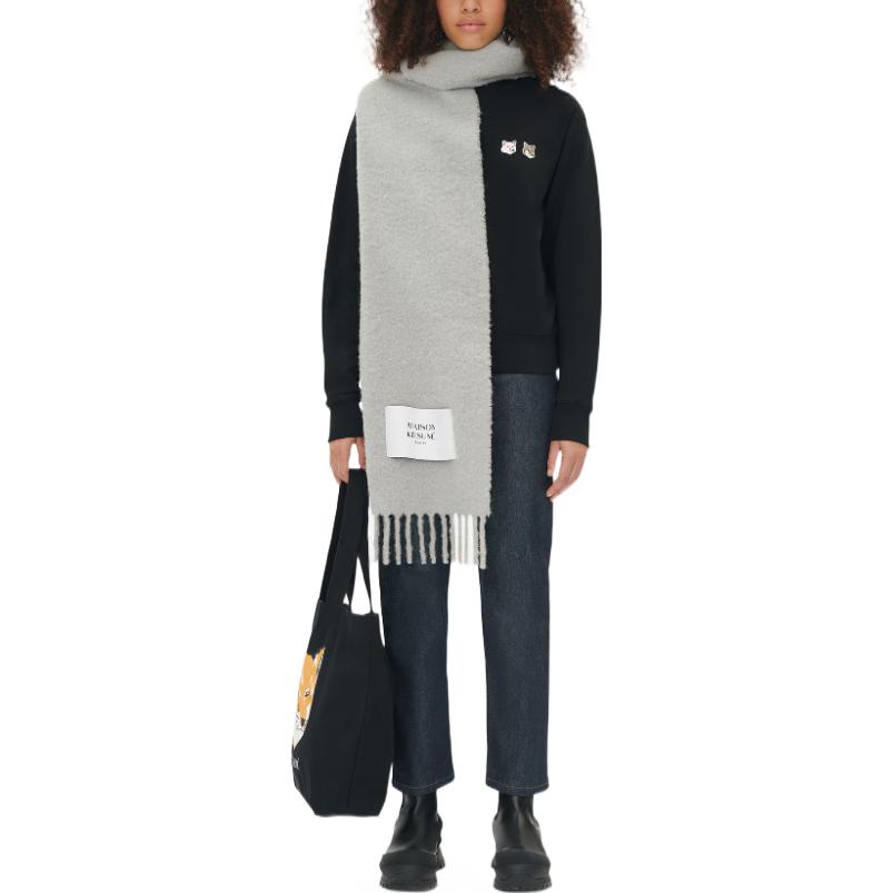 Женское худи Maison Kitsune FW22 (черное) — фото 3