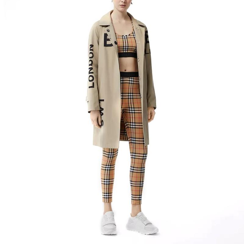 Burberry Logo Detailed Vintage Check Bra Top