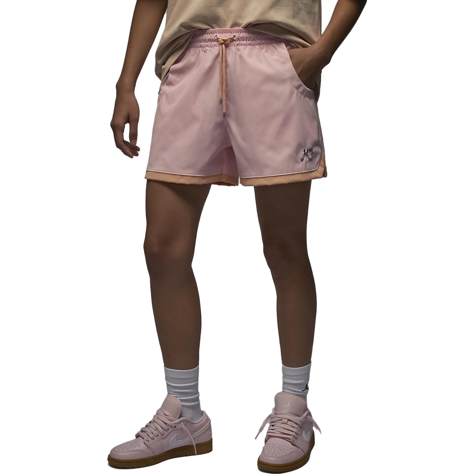 Jordan Sports Shorts Women’s Elegant Light Pink Moderate Bermuda Shorts