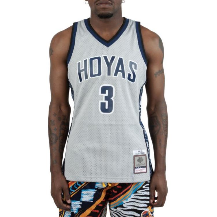 Mitchell Ness x Ncaa Georgetown Hoyas Allen Iverson Swingman tank top