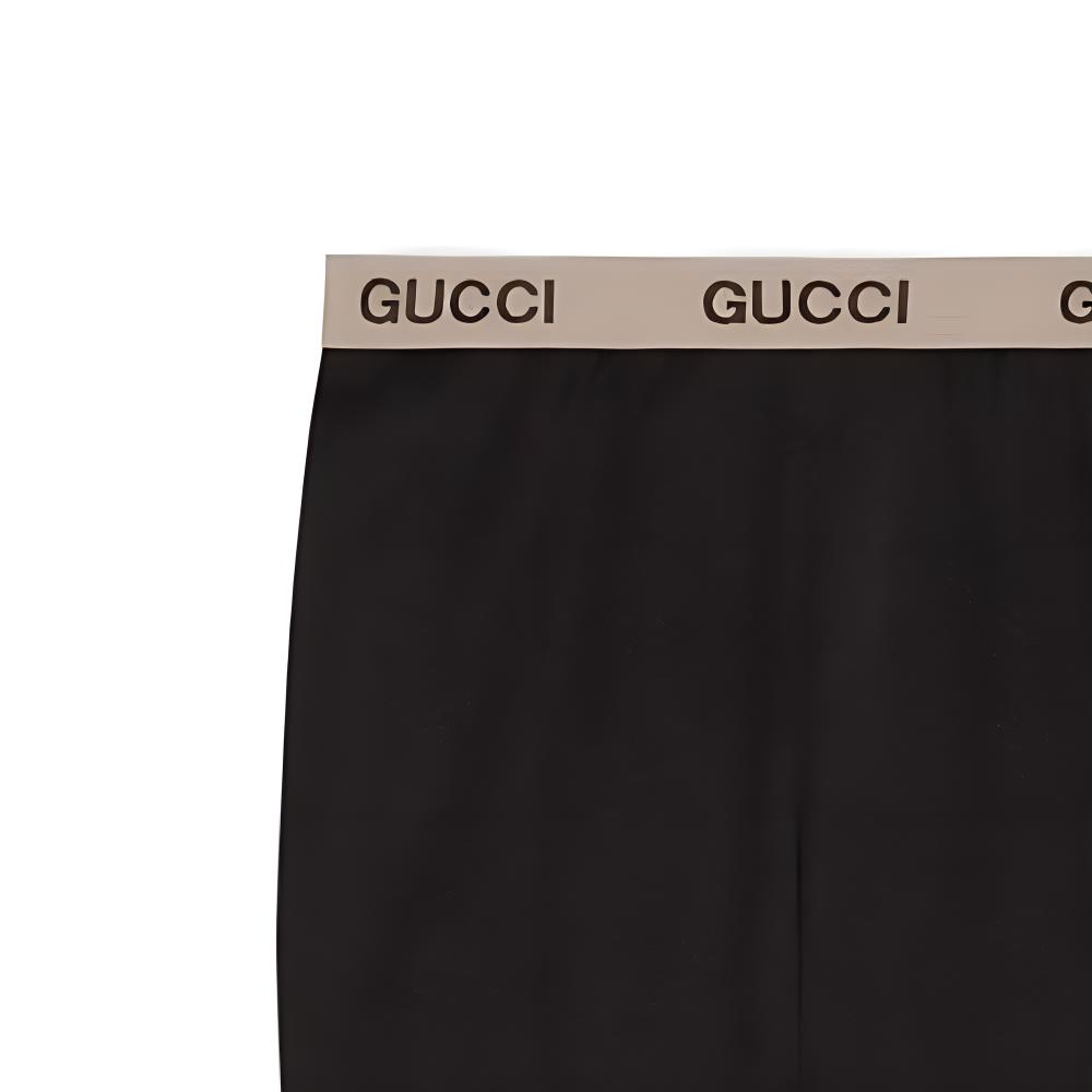 Женские штаны Gucci GUCCI x THE NORTH FACE FW21 (черный) — фото 4