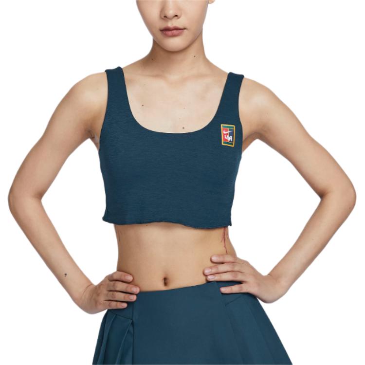Nike x Yoon logo-patch cropped bra