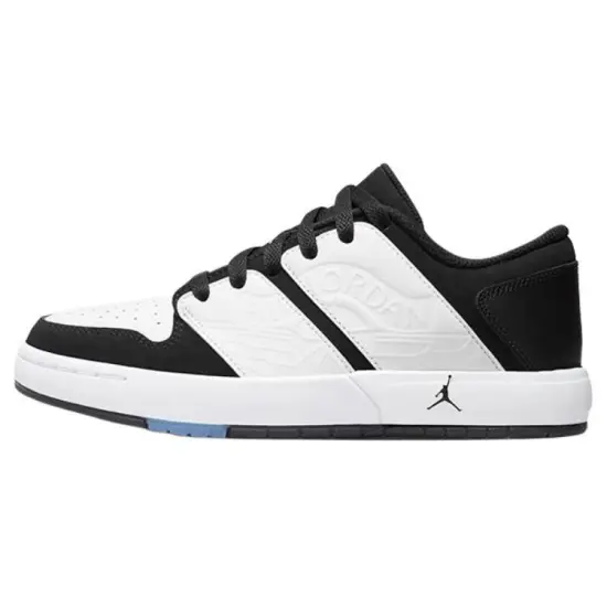 Jordan NU Retro 1 Low White Black GS
