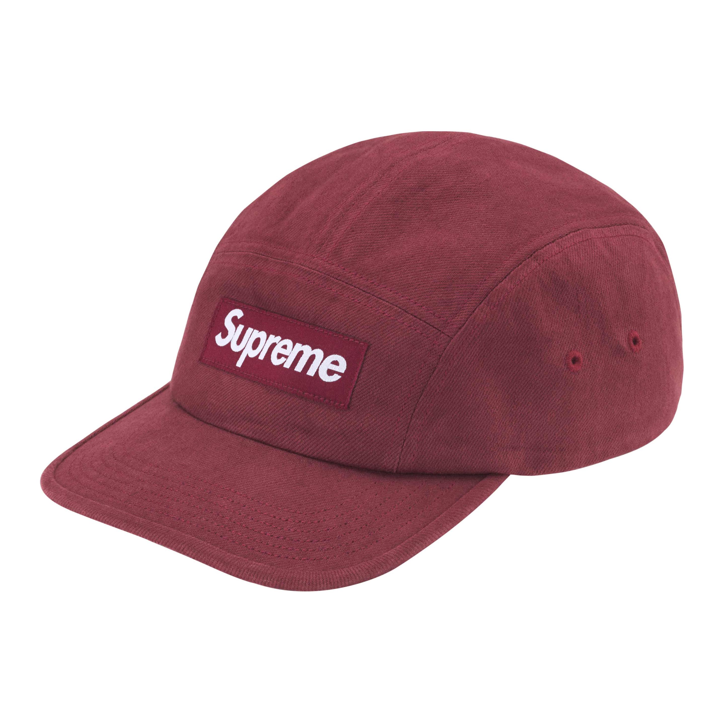 Кепка Supreme FW24 WEEK 4 Denim Camp Cap (красная)