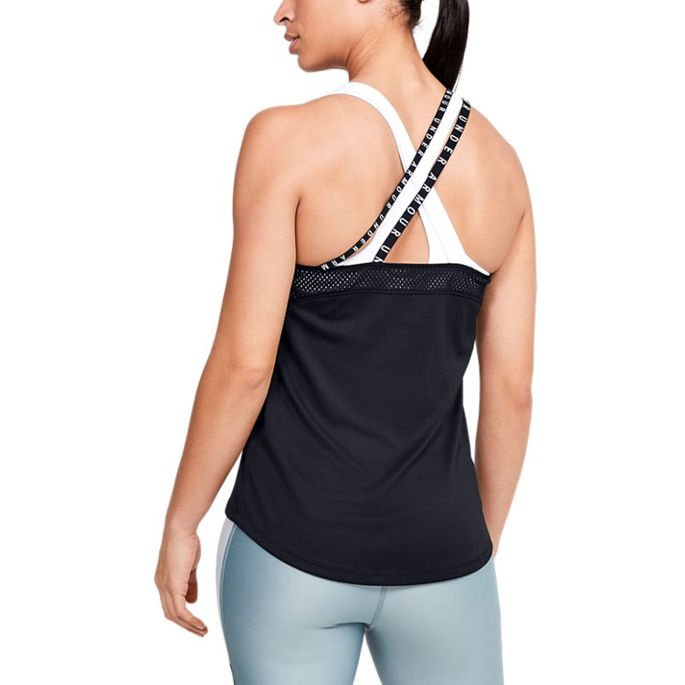 Under Armour Sleeveless Sports Shirts Women’s Black Halter Neck