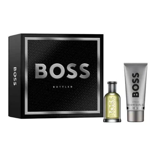 HUGO BOSS Men's gift box, perfume, set with geranium, 50 ml, 100 ml