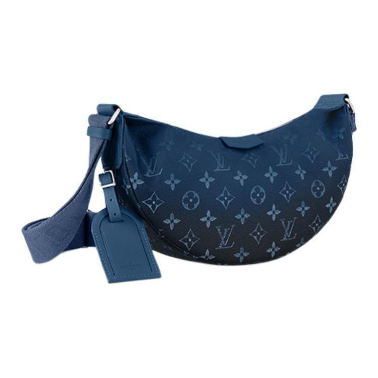 Мужская сумка Louis Vuitton HAMAC (синяя) — фото 2