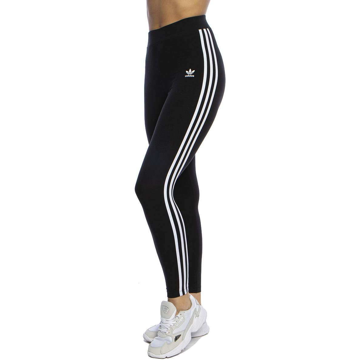 Женские штаны adidas originals 3 Str Tight (черные) — фото 7