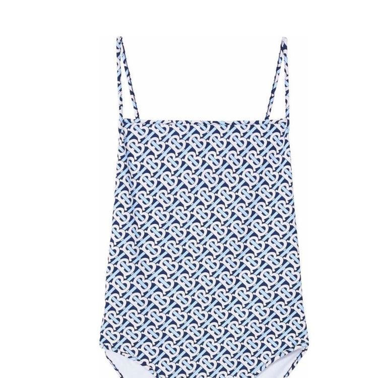Burberry Women’s One-piece Swimsuit Cobalt Blue
