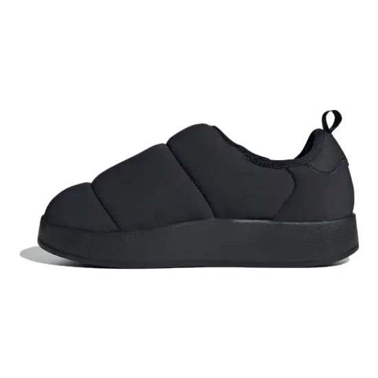Adidas Originals PUFFYLETTE Anti-Slip Wear-Resistant Low-Top Kids Lifestyle Shoes Black Kids'