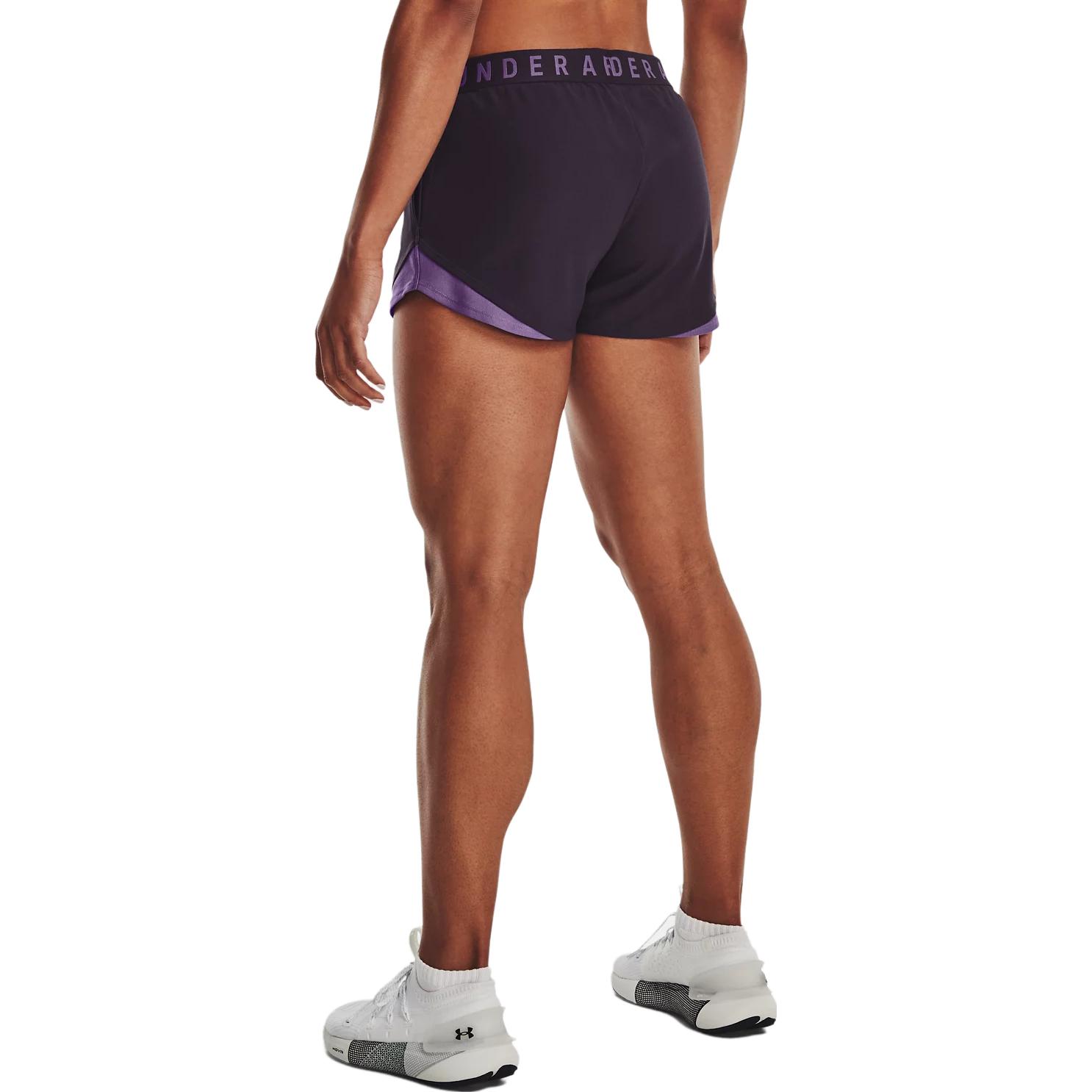 Under Armour Sports Shorts Women’s Formal Wear Purple Moderate Woven Shorts