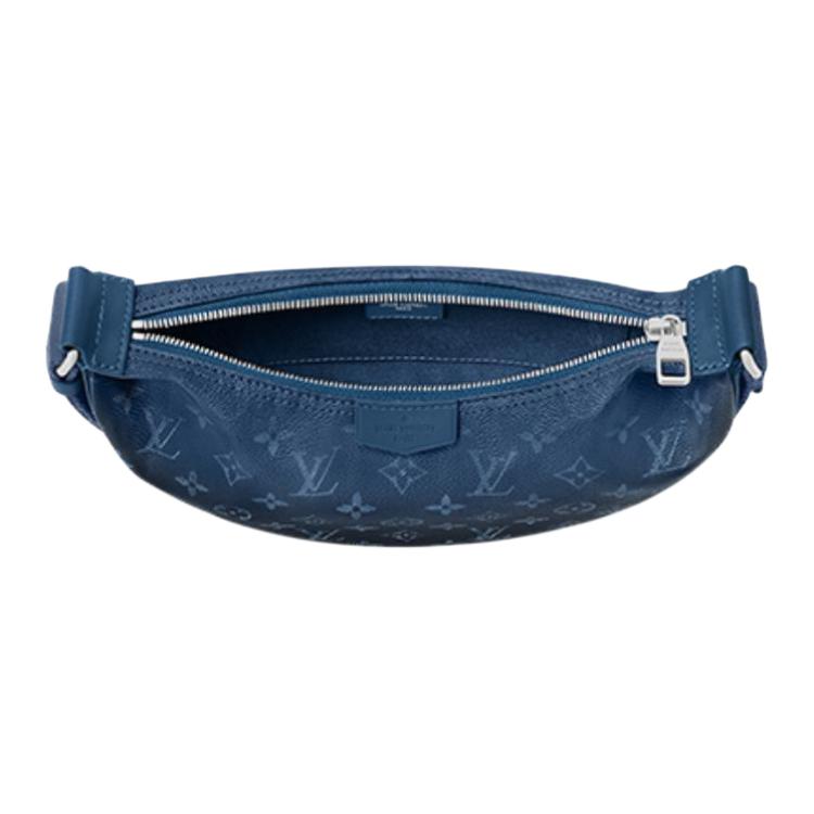 Мужская сумка Louis Vuitton HAMAC (синяя) — фото 3