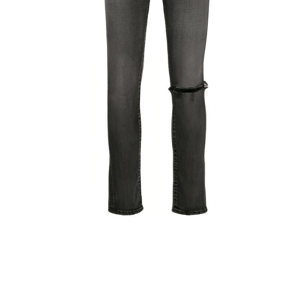 Женские джинсы SAINT LAURENT FW21 (серые) — фото 4