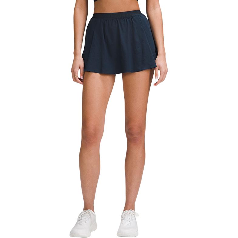 Lululemon x Narrow Waistband SS24 Casual Short Skirts Women’s Marine Blue