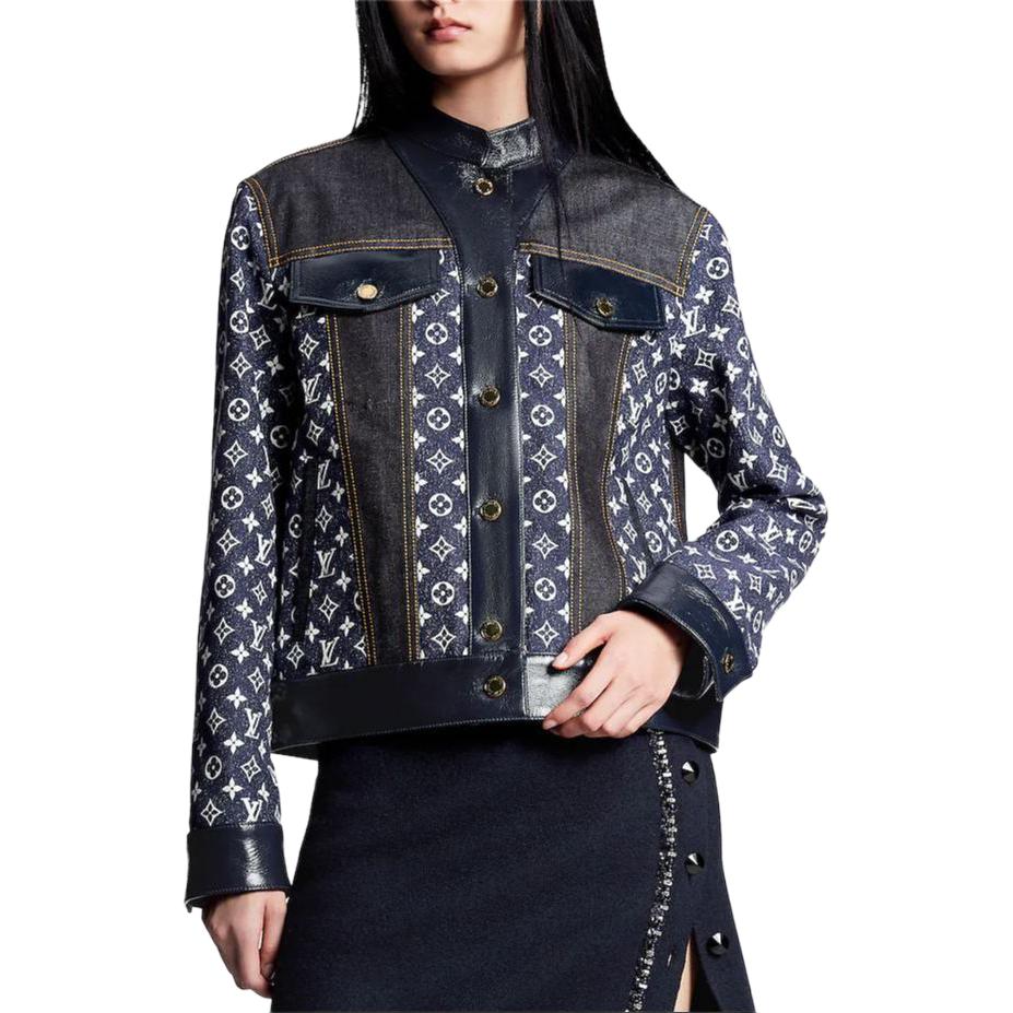 Женская куртка Louis Vuitton (синий) — фото 5