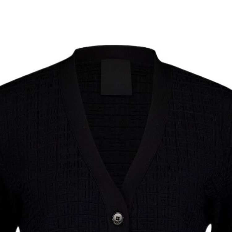 Женский свитер Givenchy FW23 V (черный) — фото 3
