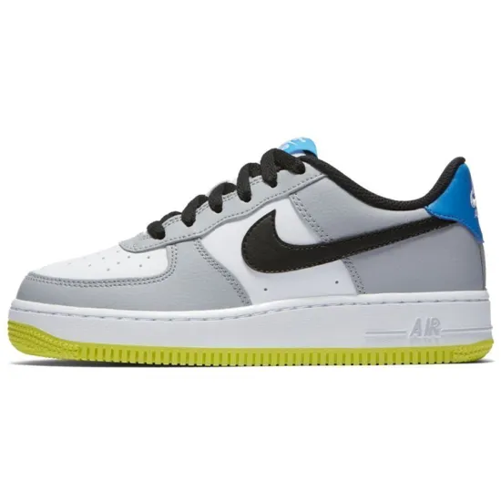 Nike Air Force 1 Low Wolf Grey Black White GS