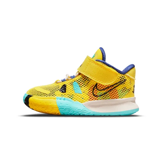 Nike Kyrie 7 1 World 1 People Mid-Top Toddler Shoes Lemon Infant And Toddler