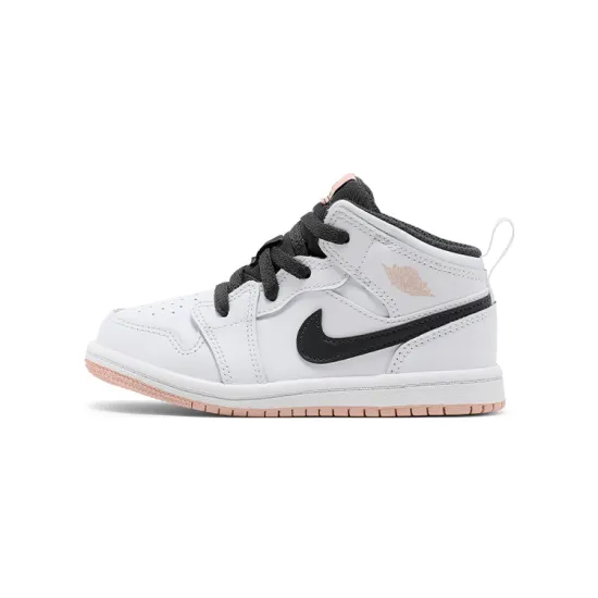 Jordan 1 Mid White Arctic Orange TD