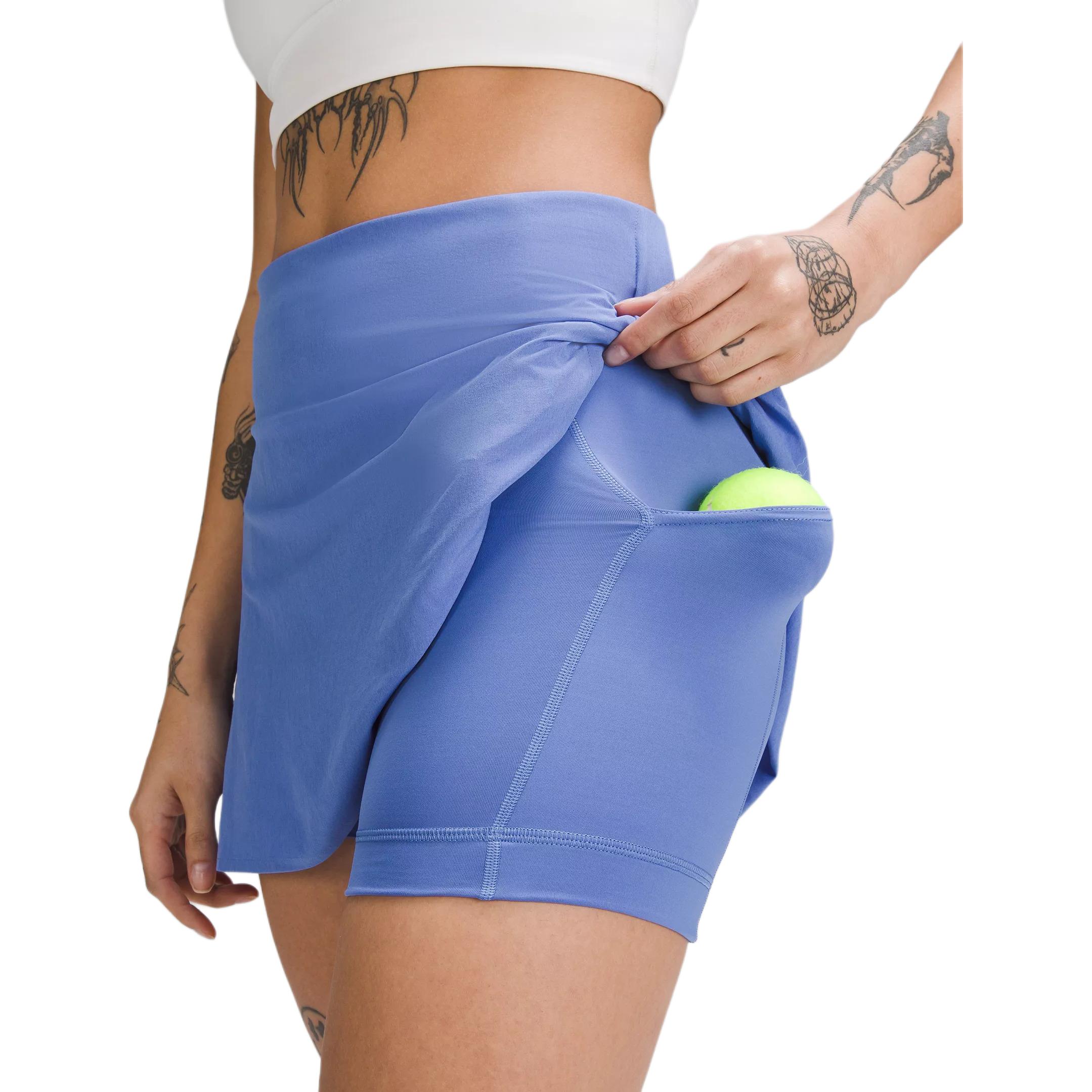 Lululemon Courtcore Tennis Skirts Women’s Tree Blue/WLIN Moderate Short A Line Skirt