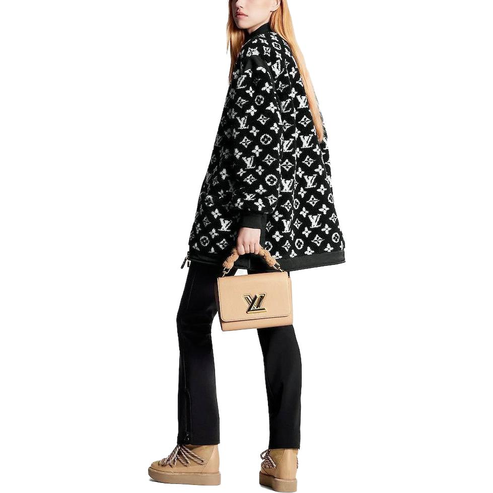Женская куртка Louis Vuitton LOUIS VUITTON FW23 Logo (черная) — фото 7