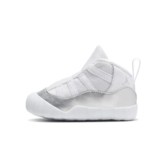 Jordan 11 Crib Bootie White Platinum I