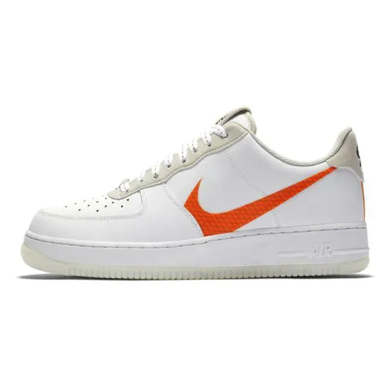 Nike Air Force 1 White Total Orange GS