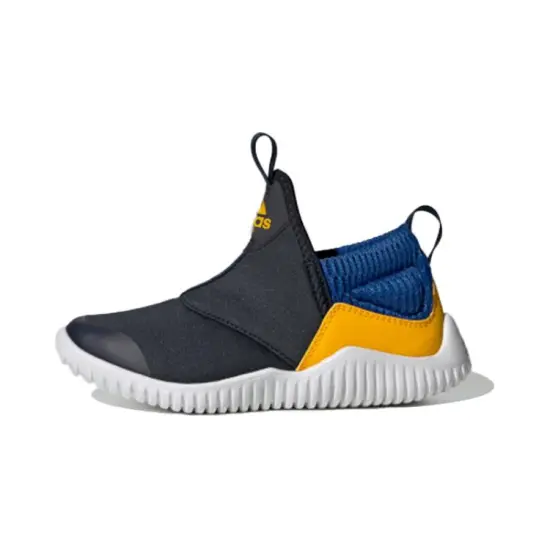 Adidas Rapidazen C Slip-Resistant Low-Top Kids' Running Shoes Blue Yellow Children Aged 3-7 Years Old