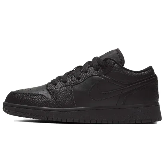 Jordan 1 Low GS Triple Black 2020