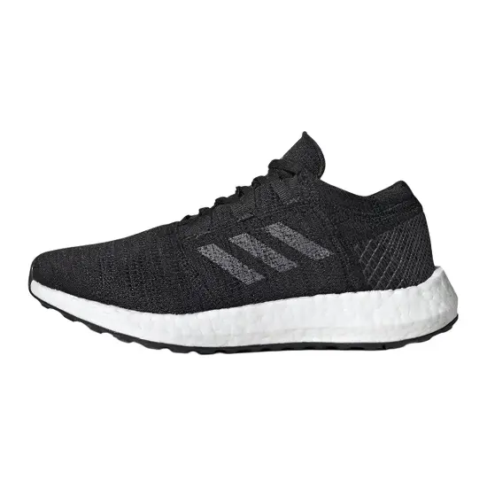 Adidas Pureboost Go J Cushioning Low-Top Kids' Running Shoes Black Gray White Teenagers