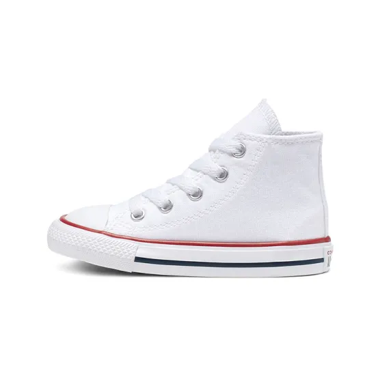 Converse Chuck Taylor All Star Anti-Slip Wear-Resistant High-Top Toddler Shoes Standard White Infant And Toddler
