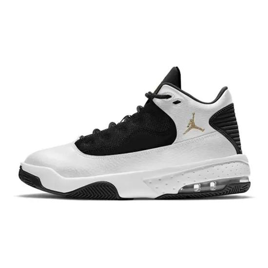 Air Jordan Max Aura 2 'White Black Gold' GS
