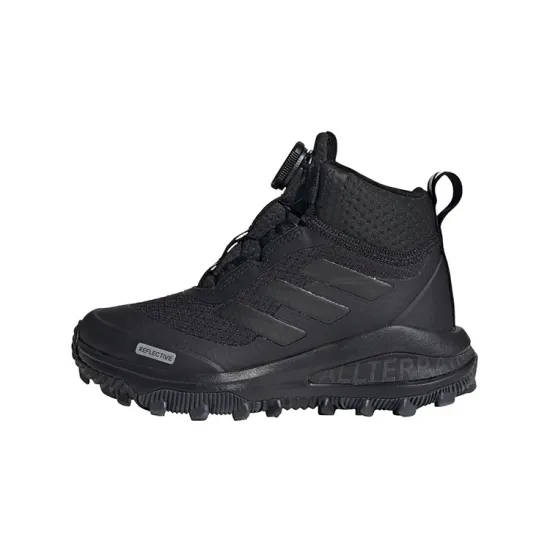 Adidas Fortarun Boa Atr Btw K Anti Slip Wear Resistant Mid Top Kids' Outdoor Shoes Black Kids'