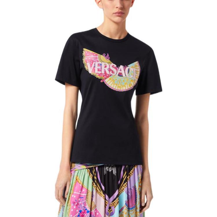 Женская футболка Versace FW22 (черная) — фото 3