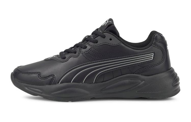 Puma 90s Runner Nu Wave Sl Black Sports Running Shoes Youth