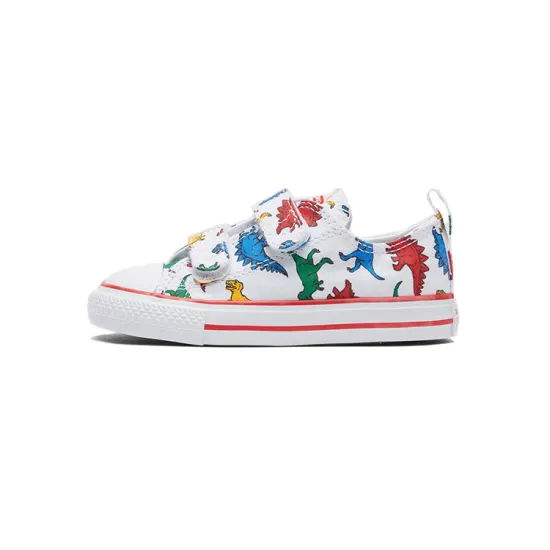 Converse Chuck Taylor All Star Low Hook And Loop TD 'Dinoverse Print'