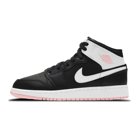 Jordan 1 Mid 'Arctic Pink Black' GS