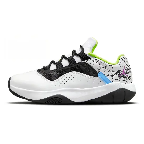Jordan 11 CMFT Low White Black Hyper Violet GS