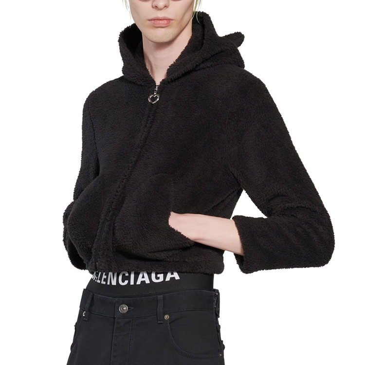 Женская куртка Balenciaga Куртка (черная) — фото 5