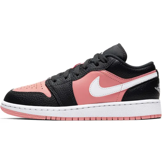 Jordan 1 Low Black Pink Quartz GS