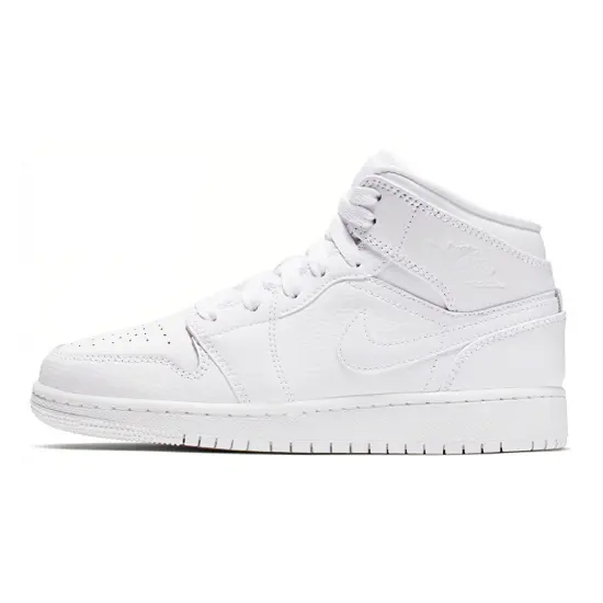Jordan 1 Mid Triple White 2019 GS