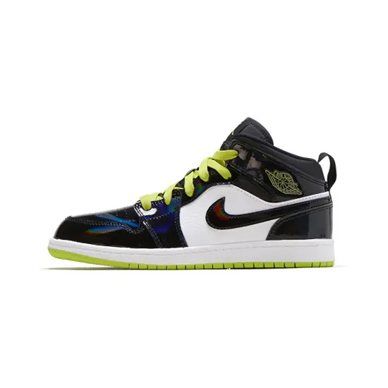 Jordan 1 Mid PS Black Cyber