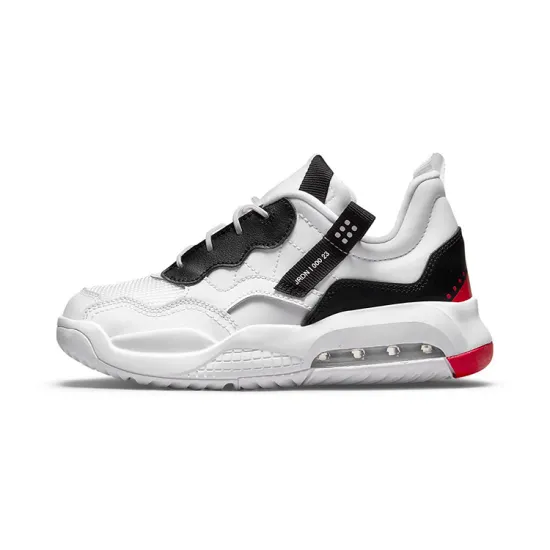 Jordan MA2 Wear-Resistant Slip-Resistant Low-Top Kids' Running Shoes Black White Children Aged 3-7 Years Old