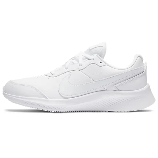 Nike Varsity Leather 'Triple White' GS