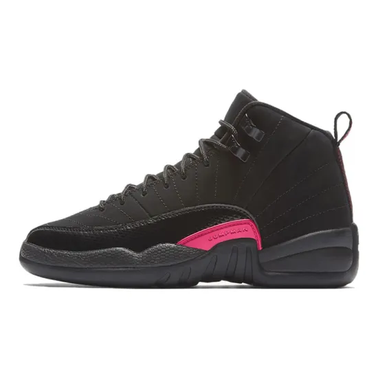 Jordan 12 Retro Black Rush Pink GS
