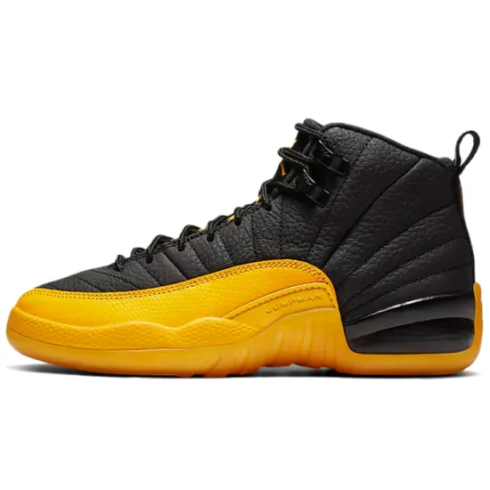 Jordan 12 Retro Black University Gold GS