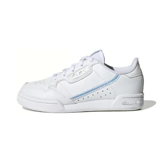 Adidas Originals Continental 80 Breathable Low-Top Kids' Skateboarding Shoes White Children Aged 3-7 Years Old